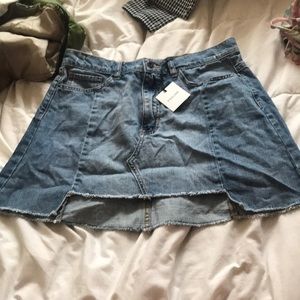 jean skirt